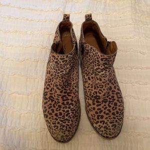 Lucky Brand Animal Print Booties